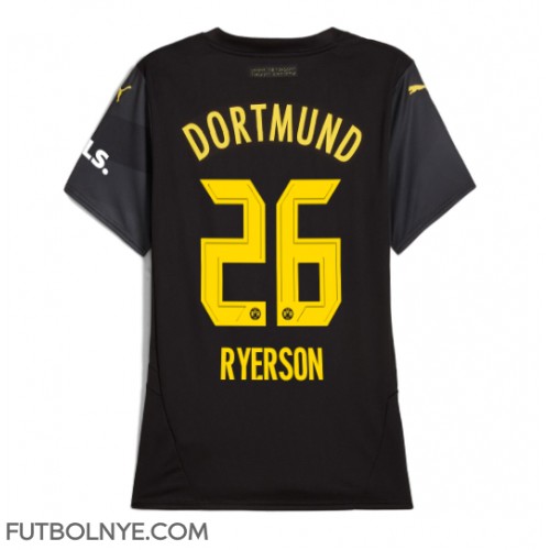 Camiseta Borussia Dortmund Julian Ryerson #26 Visitante Equipación para mujer 2024-25 manga corta